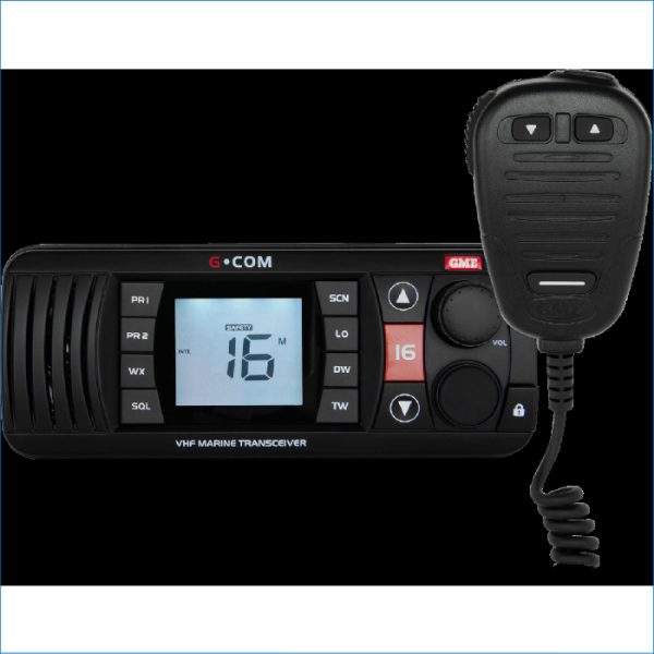 GME- VHF MARINE RADIO - BLACK