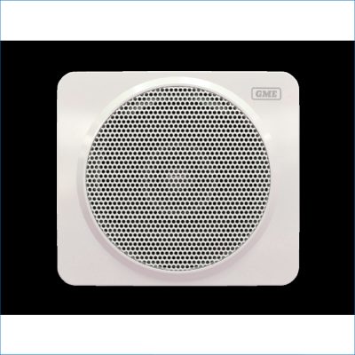 GME- 3" MARINE BOX SPEAKERS PAIR WHITE