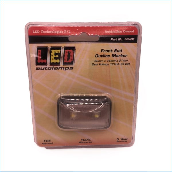 LED-58WM-10VOLT-30VOLT FRONT OUTLINE POS