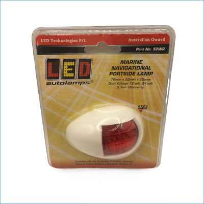 LED-52WR-PORT SIDE NAVIGATION LAMP. RED