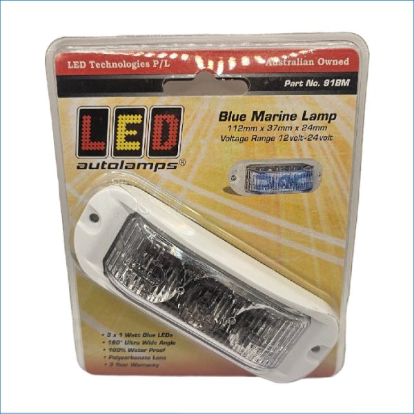 LED 91BM BLUE MARINE LAMP