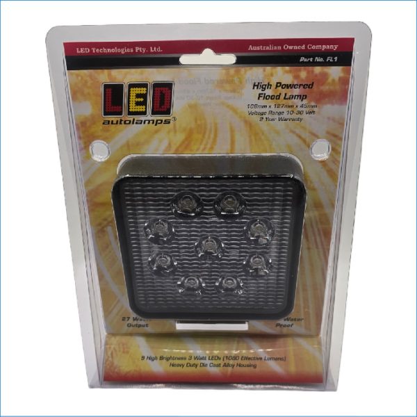 LED-FL1-HIGH POWERED SQUARE FLOOD LAMP,