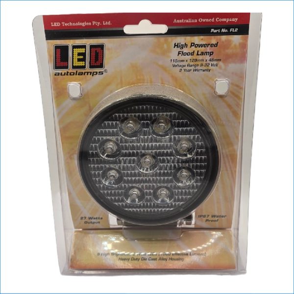 LED-FL2-HIGH POWERED ROUND FLOOD LAMP, 2