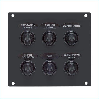 BLA-BEP WATERPROOF SWITCH PANEL 6 POSITI