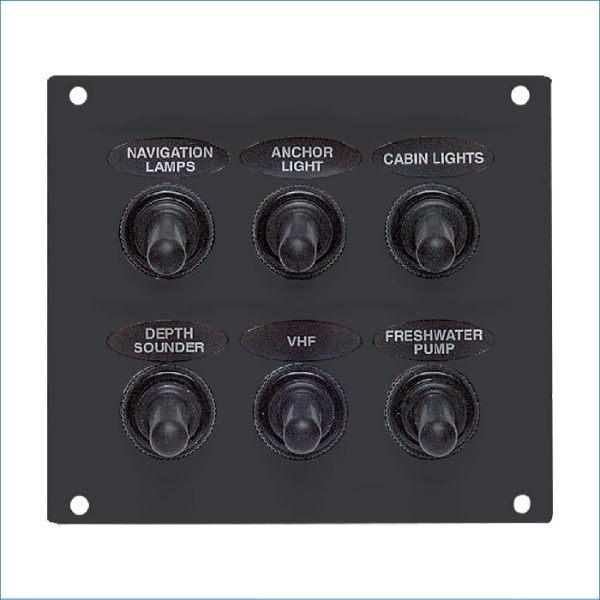 BLA-BEP WATERPROOF SWITCH PANEL 6 POSITI