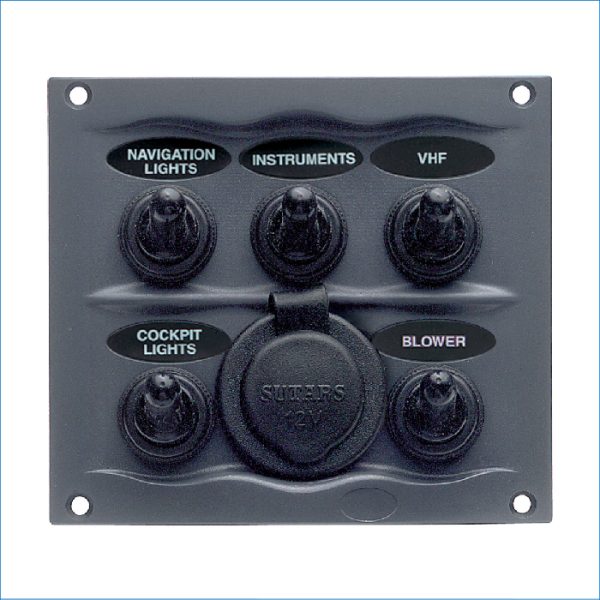 BLA-BEP WATERPROOF SWITCH PANEL 5 POSITI