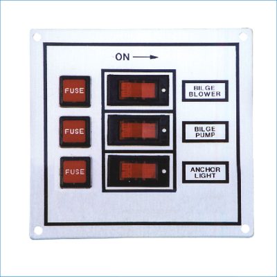 BLA-BLA SILVER ALLOY SWITCH PANEL 3 POSI