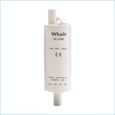 BLA-WHALE HIGH FLOW INLINE PUMP 12V