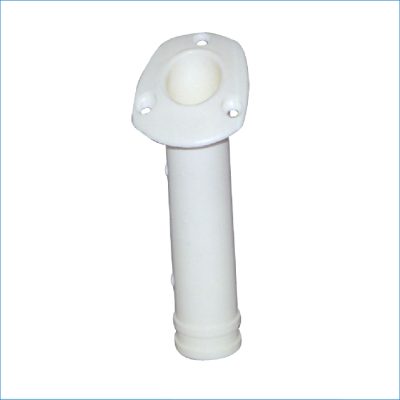 BLA-BLA FLUSH MOUNT ROD HOLDER WHITE