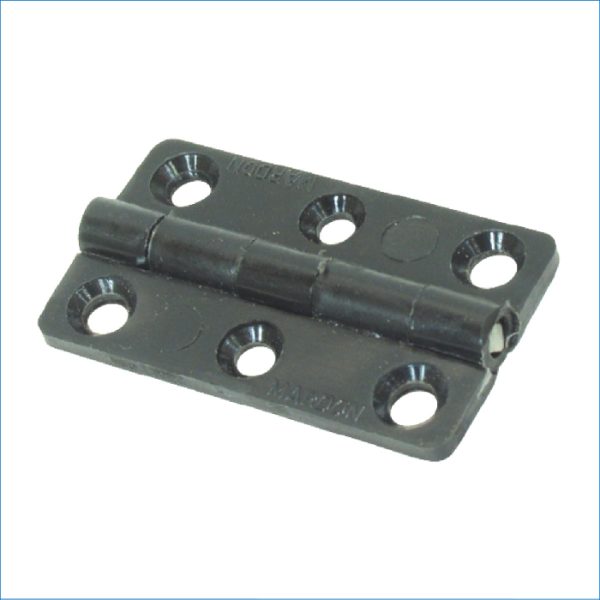 BLA-BLA BUTT HINGE BLACK NYLON 38MM X 22