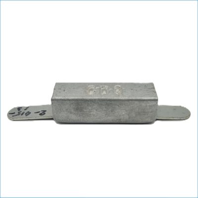 ANODE - BLOCK W/STRAP 630G