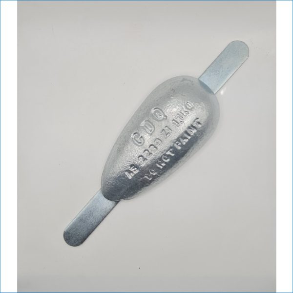 ANODE - TEARDROP WITH STRAP 1.7KG