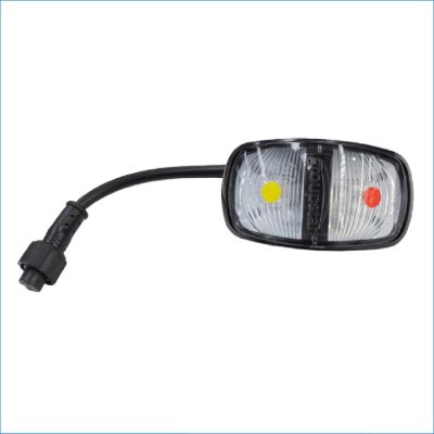 LED AMBER/RED SIDE MARKER LAMP COMPLETE