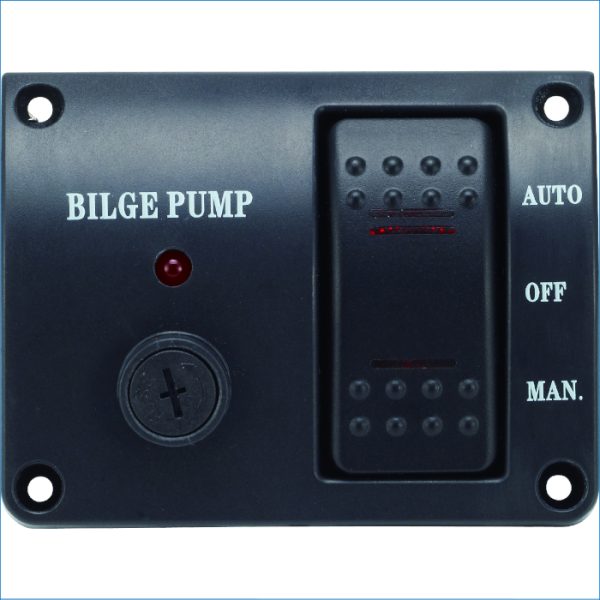 RWB-Bilge Switch Panel 3P 12v