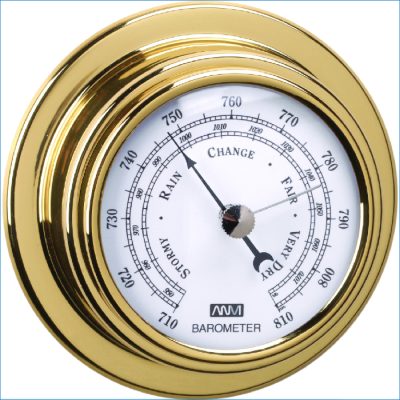 RWB-Barometer Brass 120mm