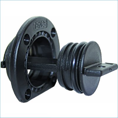 RWB-Drain Plug Lge Blk (Pkgd)