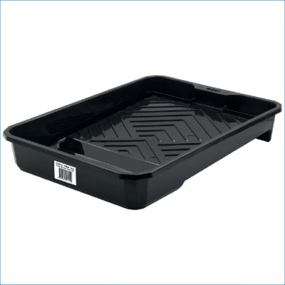 UNI-PRO 230MM BLACK PLASTIC TRAY 230MM