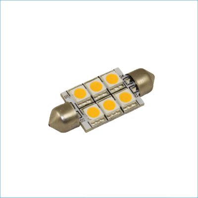 B124078 BULB FESTOON LED 10-30V 10W SV8.